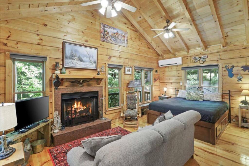 Open Studio Lodge At Little Rock Creek Cherry Log Exterior photo